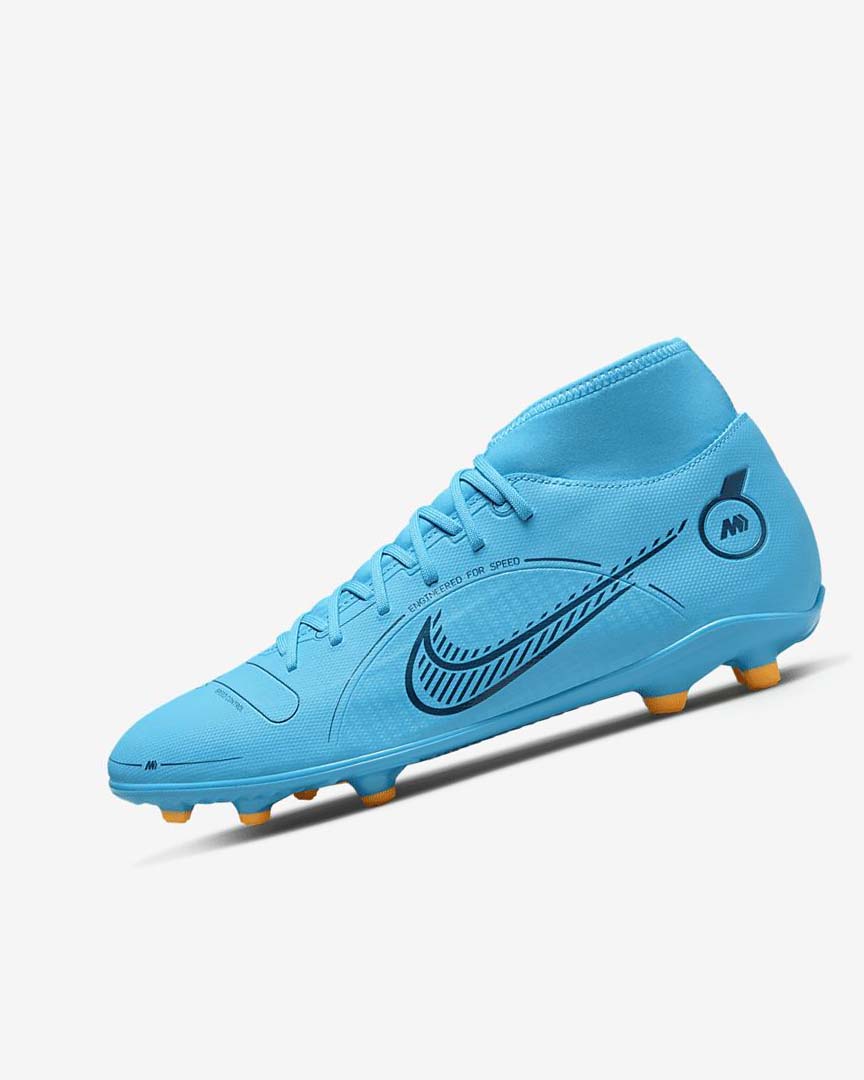 Blue / Orange Nike Mercurial Superfly 8 Club MG Women\'s Soccer Cleats | CA_5593