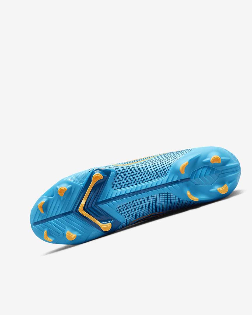 Blue / Orange Nike Mercurial Vapor 14 Academy MG Women's Soccer Cleats | CA_2720