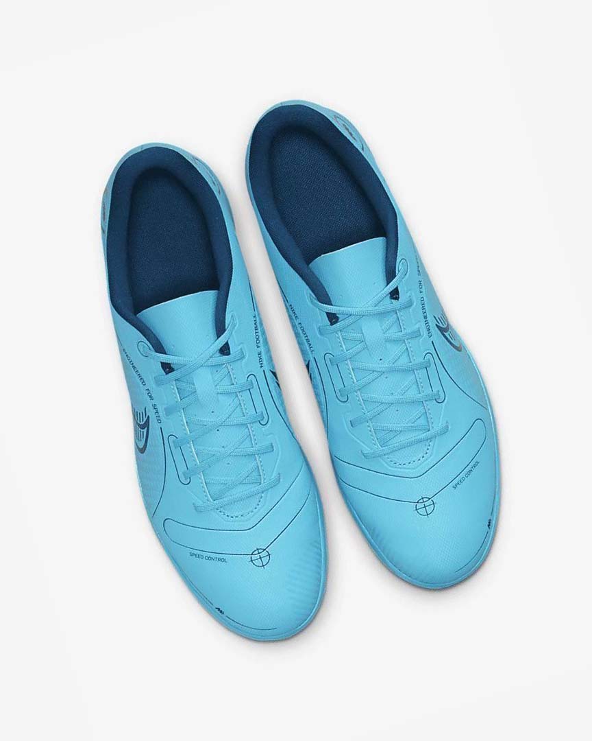 Blue / Orange Nike Mercurial Vapor 14 Club IC Men's Soccer Shoes | CA_5233