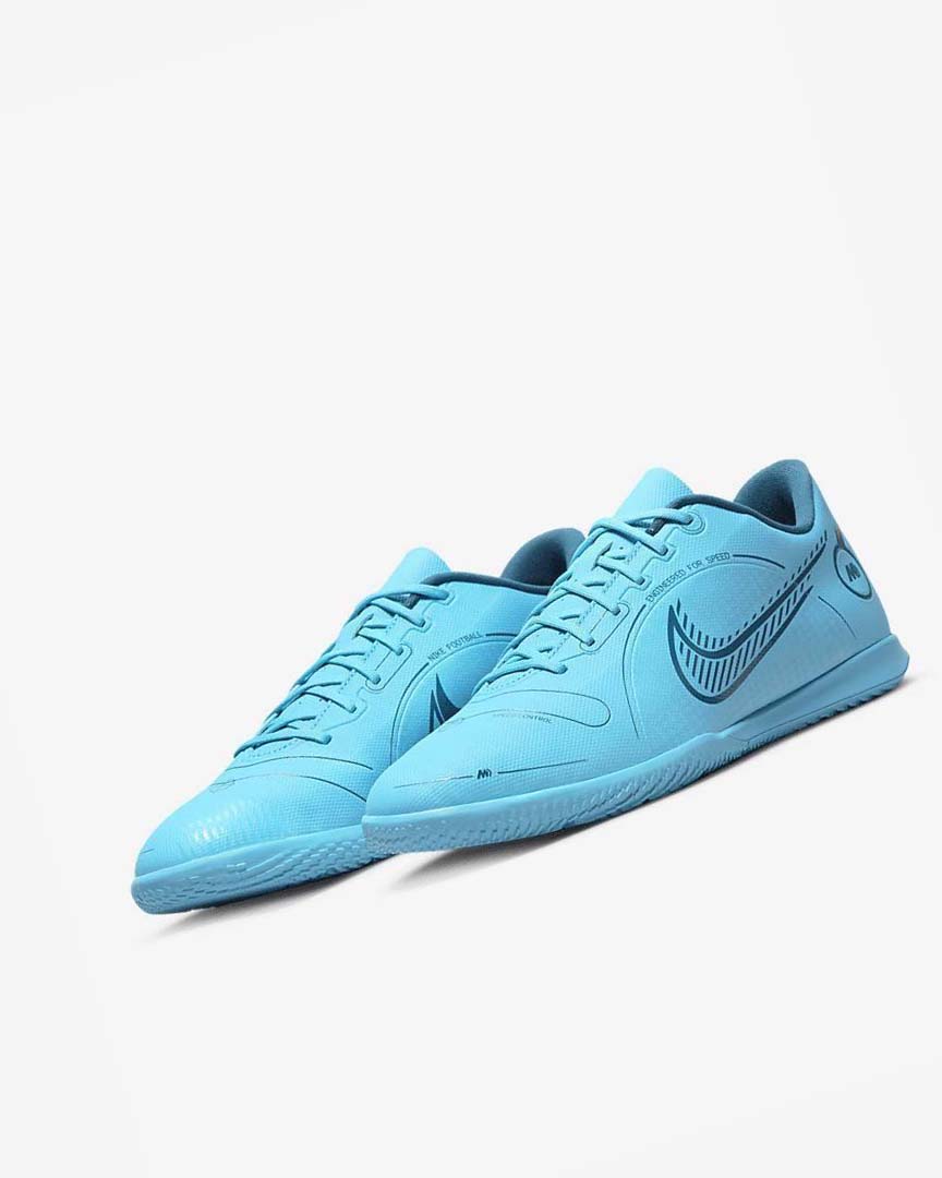 Blue / Orange Nike Mercurial Vapor 14 Club IC Men's Soccer Shoes | CA_5233