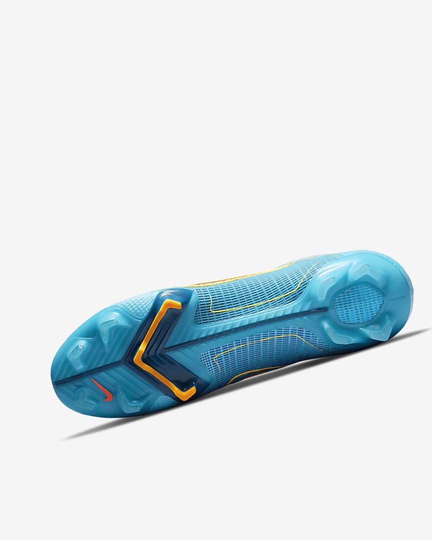 Blue / Orange Nike Mercurial Vapor 14 Elite FG Women's Soccer Cleats | CA_2210