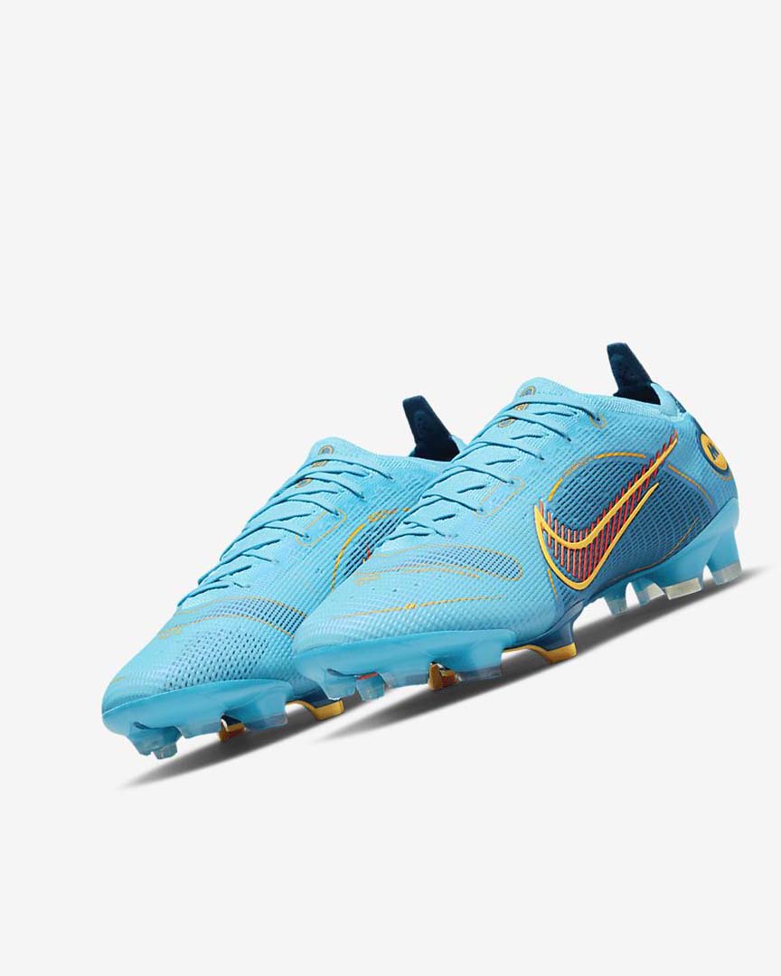 Blue / Orange Nike Mercurial Vapor 14 Elite FG Women's Soccer Cleats | CA_2210