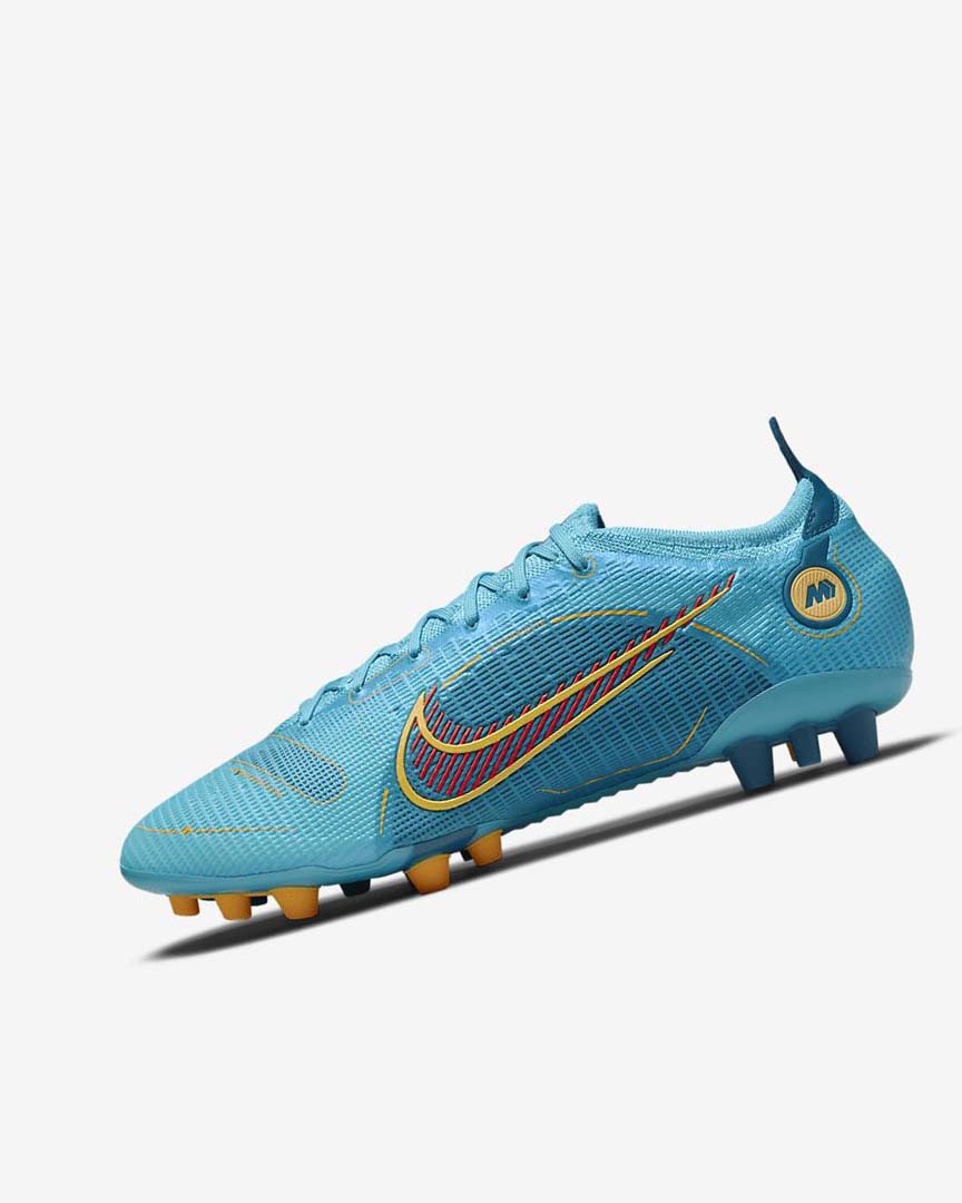 Blue / Orange Nike Mercurial Vapor 14 Elite AG Women\'s Soccer Cleats | CA_5352