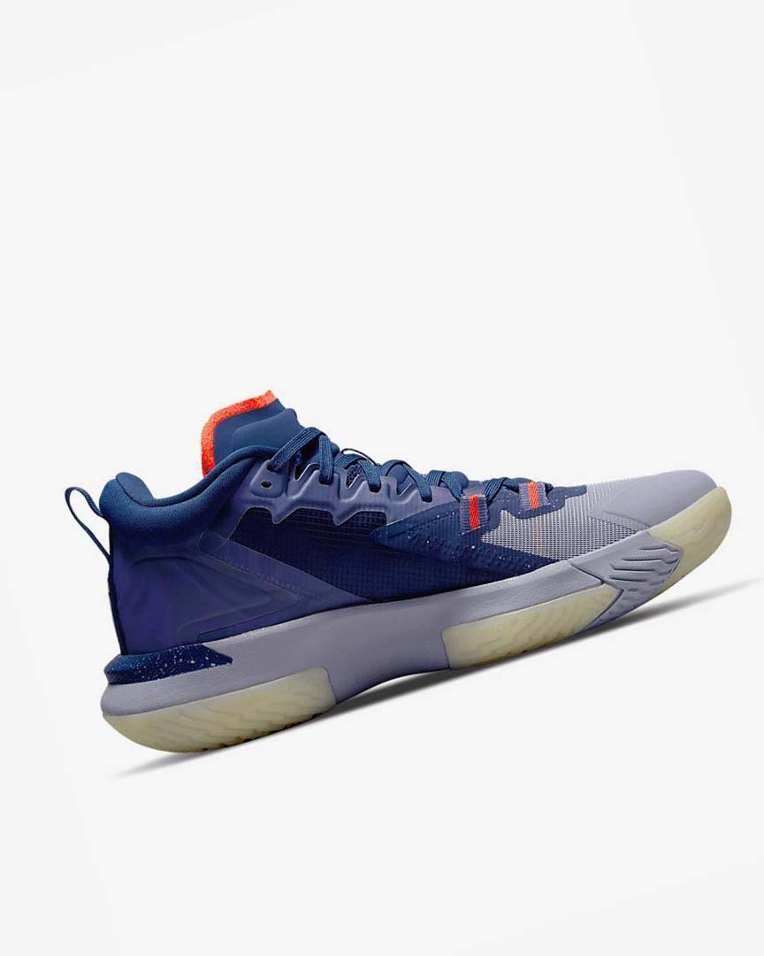 Blue / Purple / Red Nike Zion 1 'ZNA' Men's Basketball Shoes | CA_4797