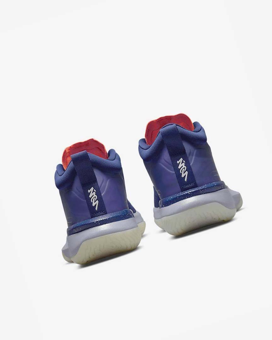 Blue / Purple / Red Nike Zion 1 'ZNA' Men's Basketball Shoes | CA_4797