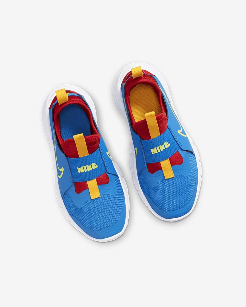 Blue / Red / Gold / Green Nike Flex Runner 2 Girls' Shoes | CA_2818