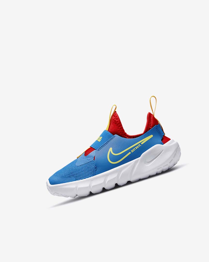 Blue / Red / Gold / Green Nike Flex Runner 2 Girls\' Shoes | CA_2818