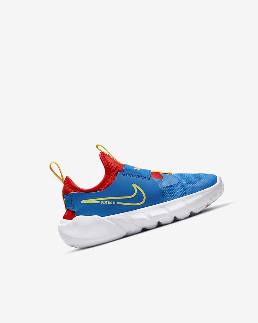 Blue / Red / Gold / Green Nike Flex Runner 2 Boys' Shoes | CA_4968