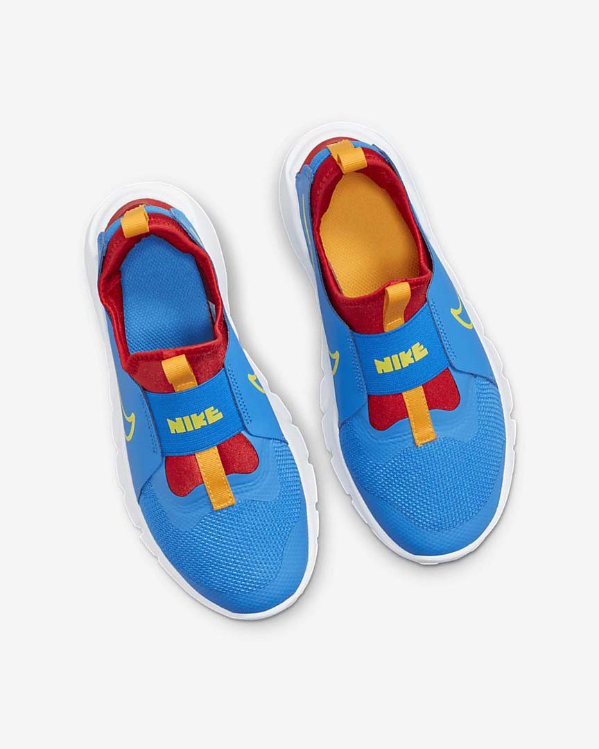 Blue / Red / Gold / Green Nike Flex Runner 2 Boys' Running Shoes | CA_5169