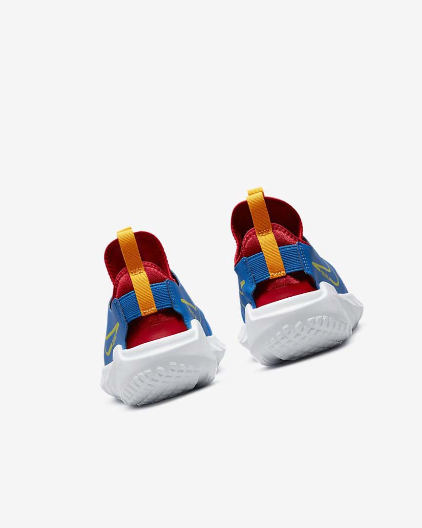 Blue / Red / Gold / Green Nike Flex Runner 2 Boys' Running Shoes | CA_5169