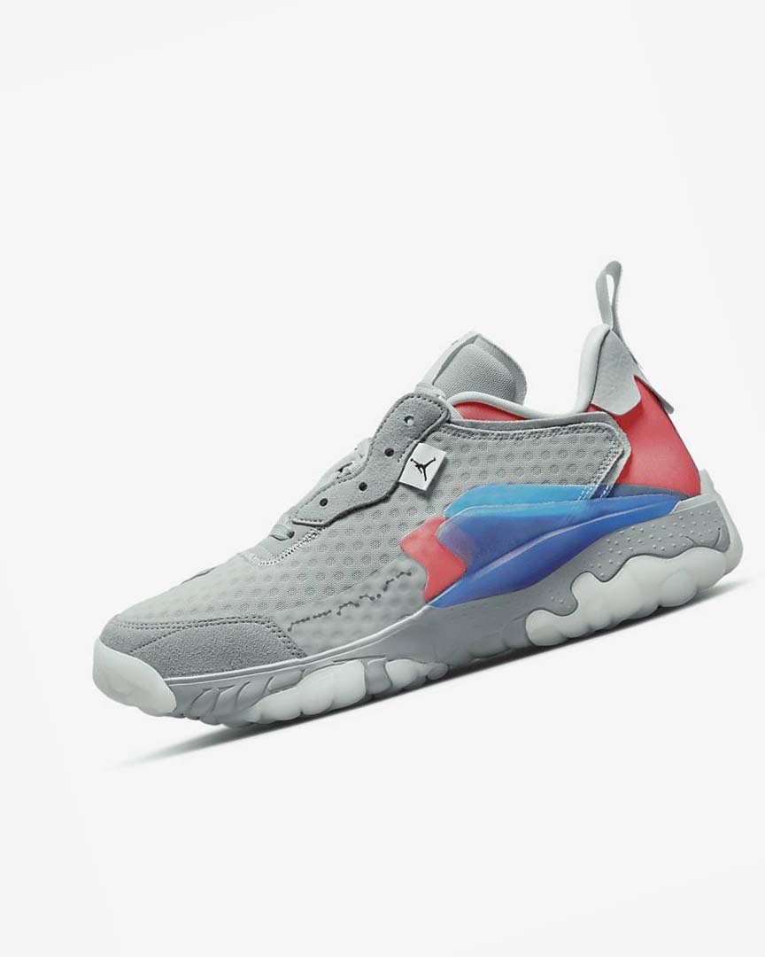 Blue / Red / Platinum Nike Jordan Delta 2 SE Men\'s Basketball Shoes | CA_5429