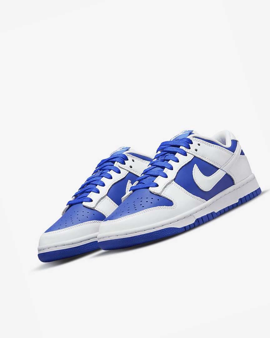 Blue / White / Blue Nike Dunk Low Retro Men's Sneakers | CA_5086