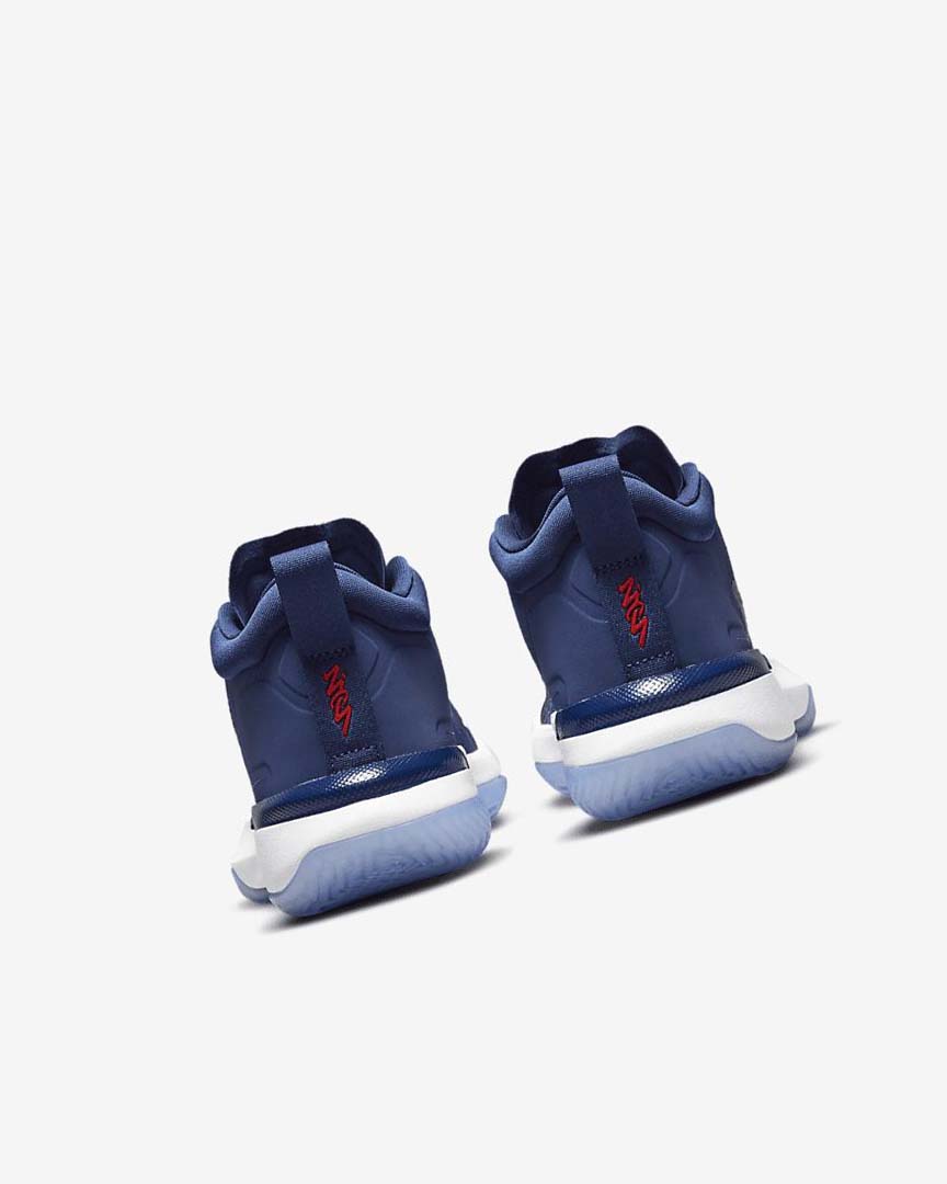 Blue / White / Metal Gold / Red Nike Zion 1 Boys' Basketball Shoes | CA_1178