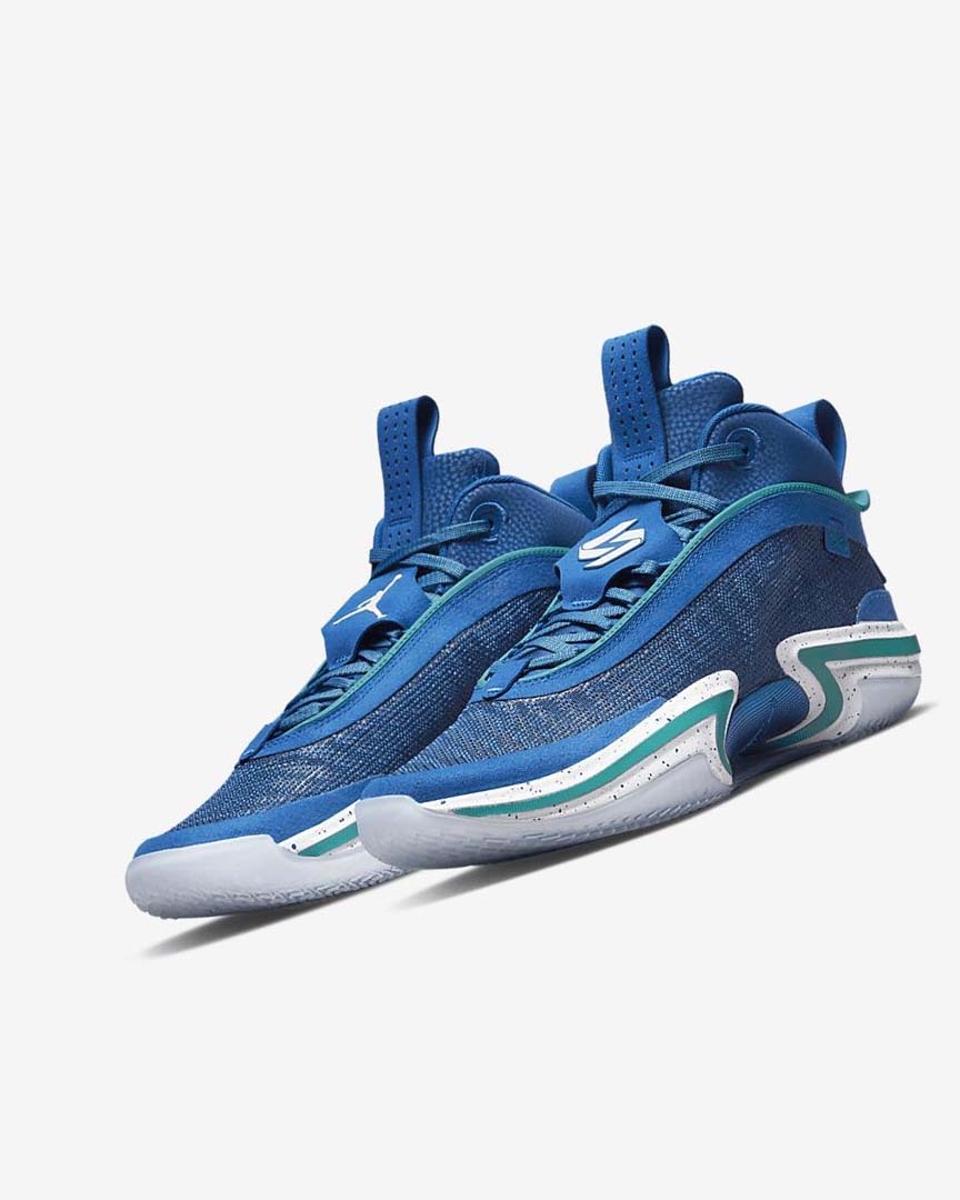 Blue / White Nike Air Jordan XXXVI SE Luka 'Global Game' Men's Basketball Shoes | CA_2217