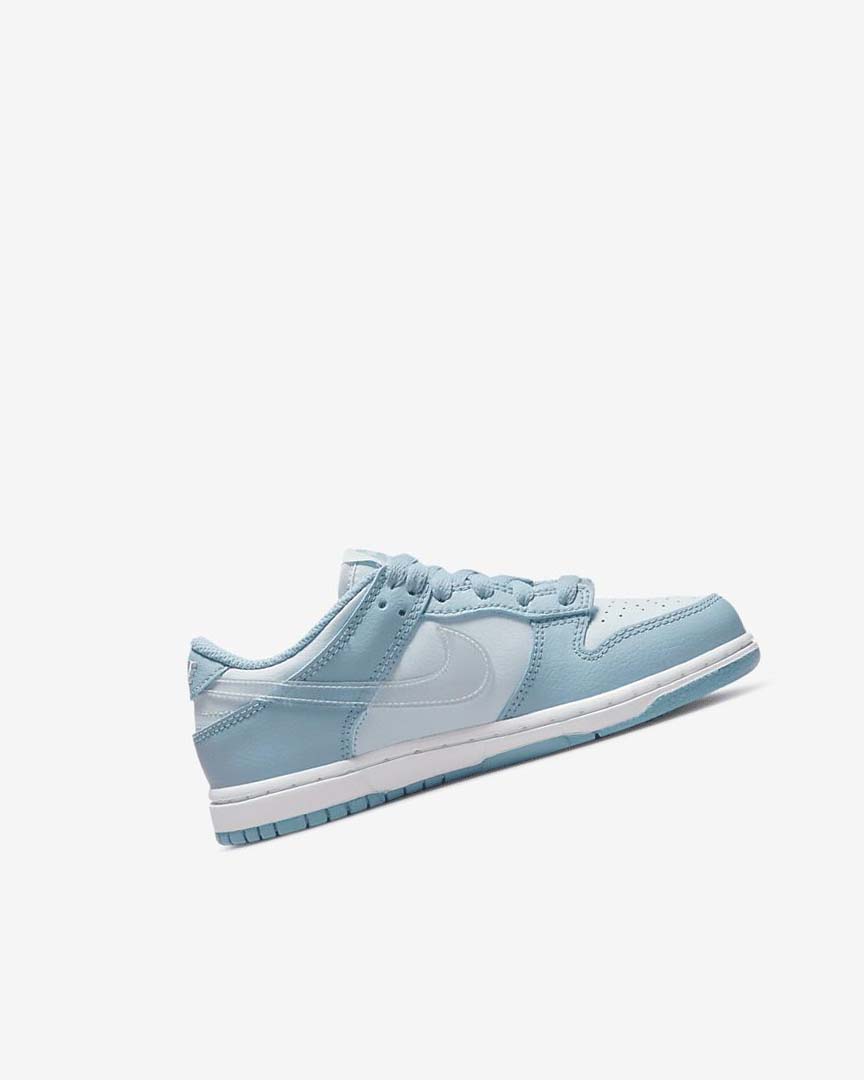 Blue / White Nike Dunk Low Boys' Sneakers | CA_4856