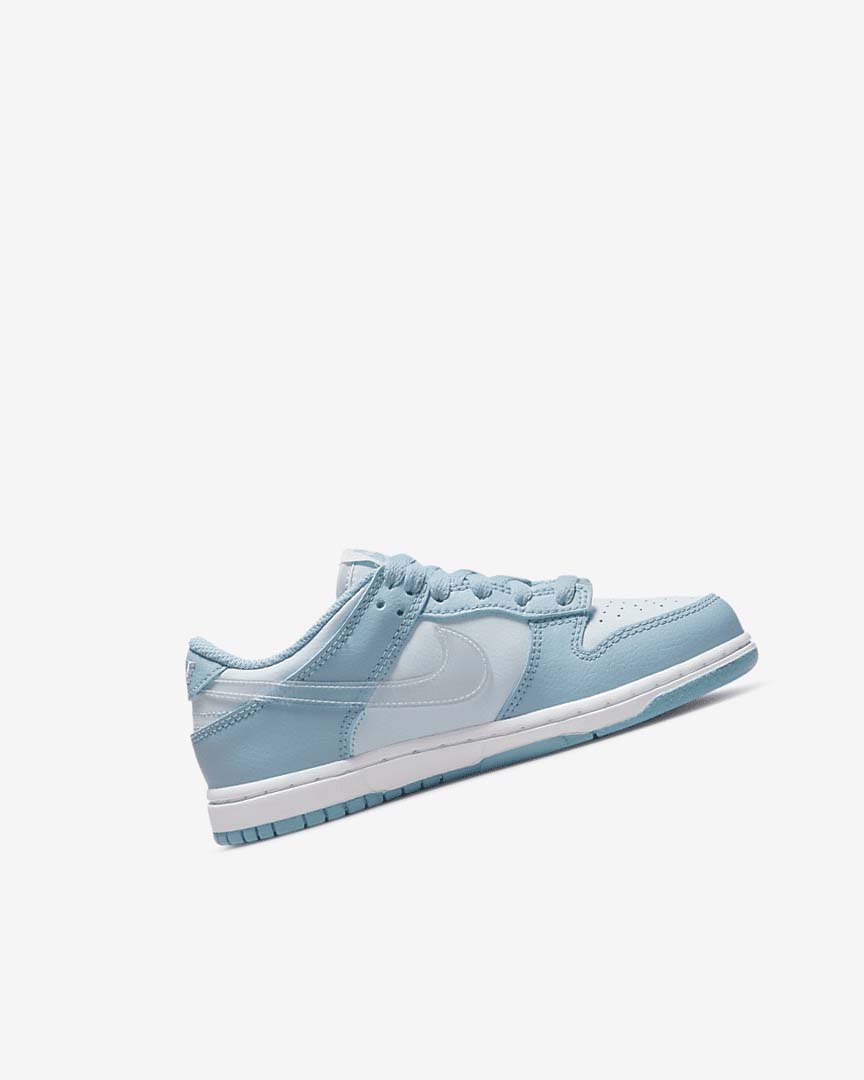 Blue / White Nike Dunk Low Girls' Sneakers | CA_2670