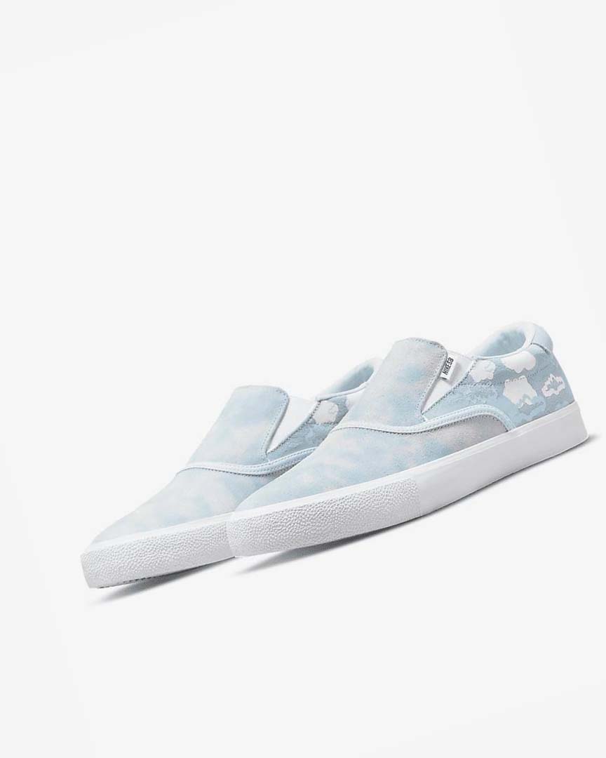 Blue / White Nike SB Zoom Verona Slip x Rayssa Leal Men's Skate Shoes | CA_5510