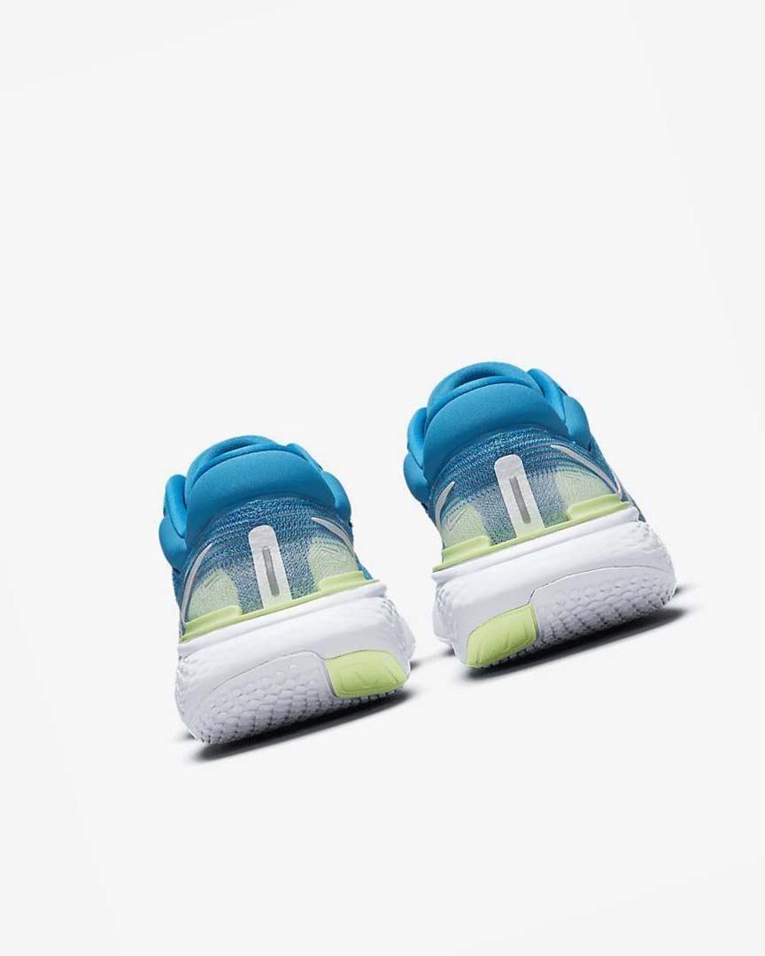 Blue / White Nike ZoomX Invincible Run Flyknit Men's Running Shoes | CA_5474