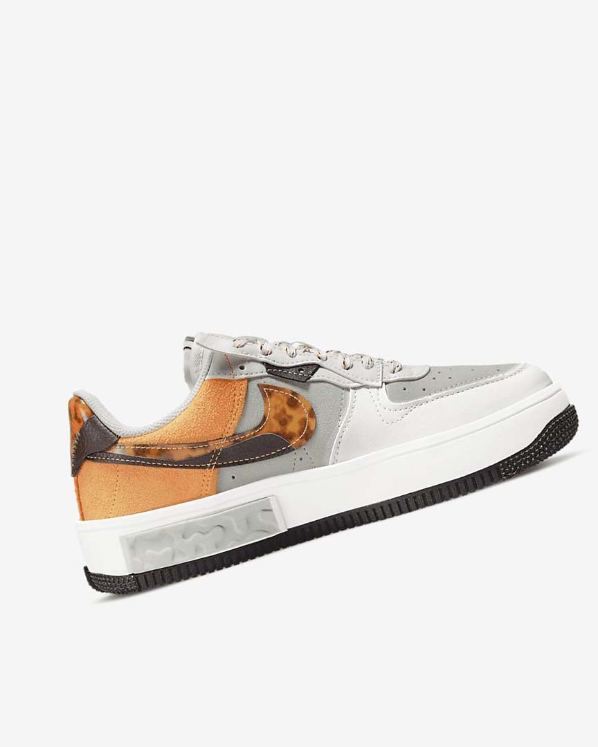 Brown / Light Beige / Deep Yellow Nike Air Force 1 Fontanka Women's Sneakers | CA_2926