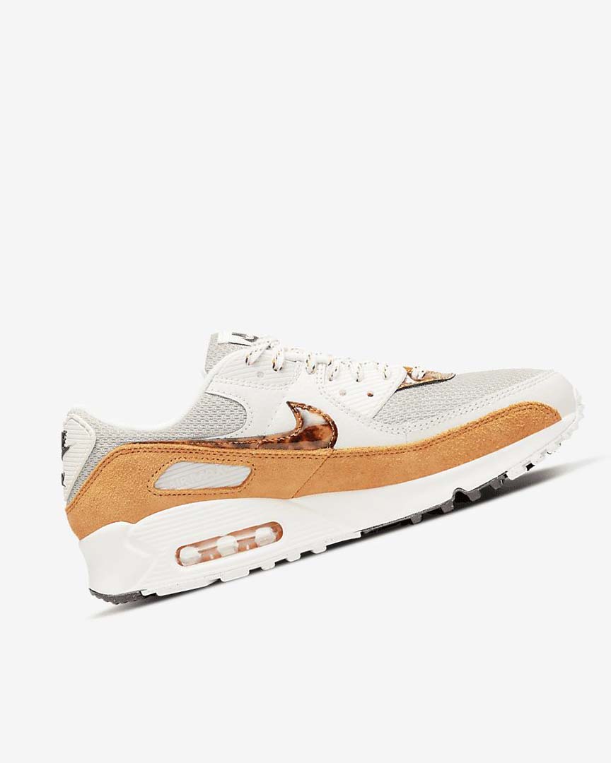 Brown / Light Beige / Deep Yellow Nike Air Max 90 Women's Casual Shoes | CA_5432