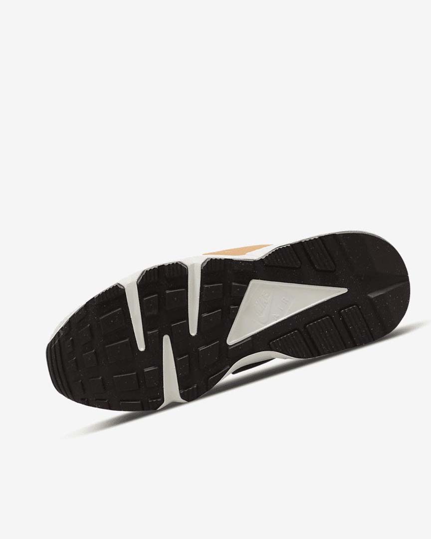 Brown / Light Beige / Deep Yellow Nike Air Huarache Women's Sneakers | CA_5584
