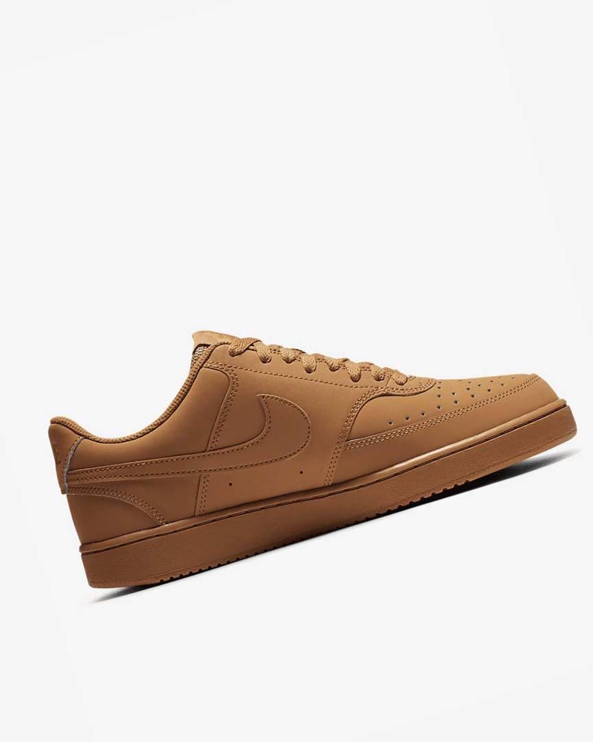 Brown Nike Court Vision Low Men's Sneakers | CA_5455