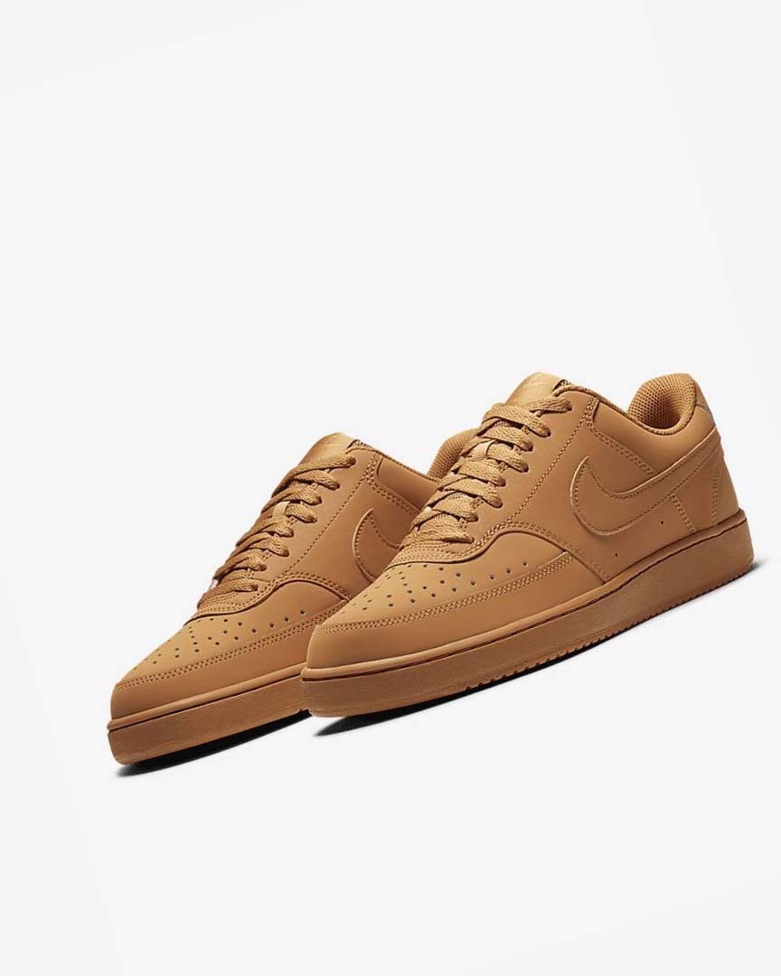Brown Nike Court Vision Low Men's Sneakers | CA_5455