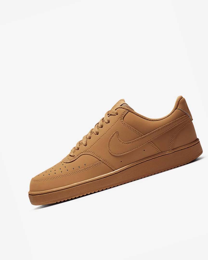 Brown Nike Court Vision Low Men\'s Sneakers | CA_5455