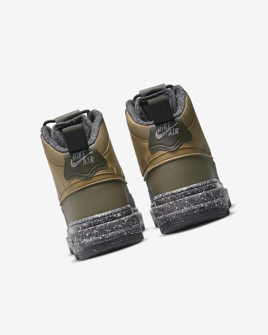 Brown / Olive / Pink Nike Air Force 1 Men's Boots | CA_4890
