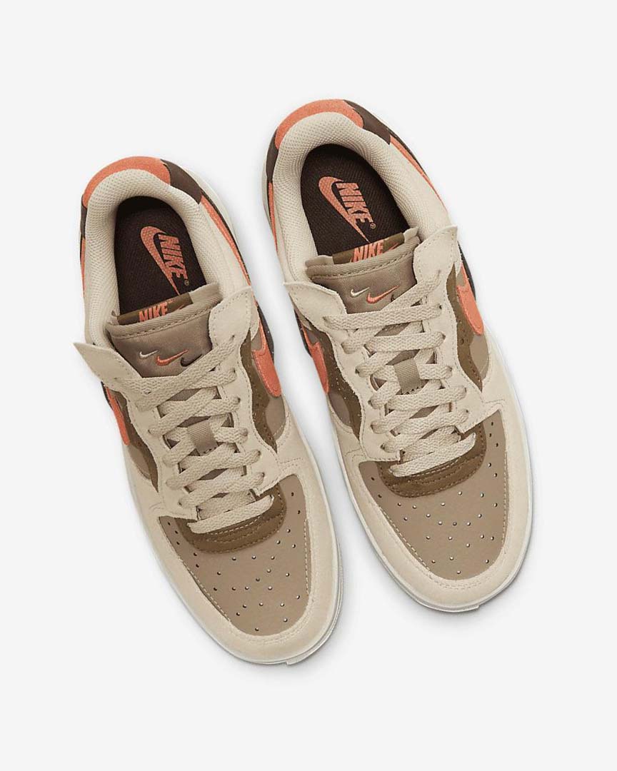 Burgundy / Khaki Nike Air Force 1 Fontanka Women's Sneakers | CA_2580