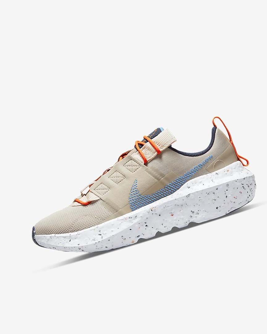 Cream / White / Light Blue Nike Crater Impact Women\'s Sneakers | CA_3075