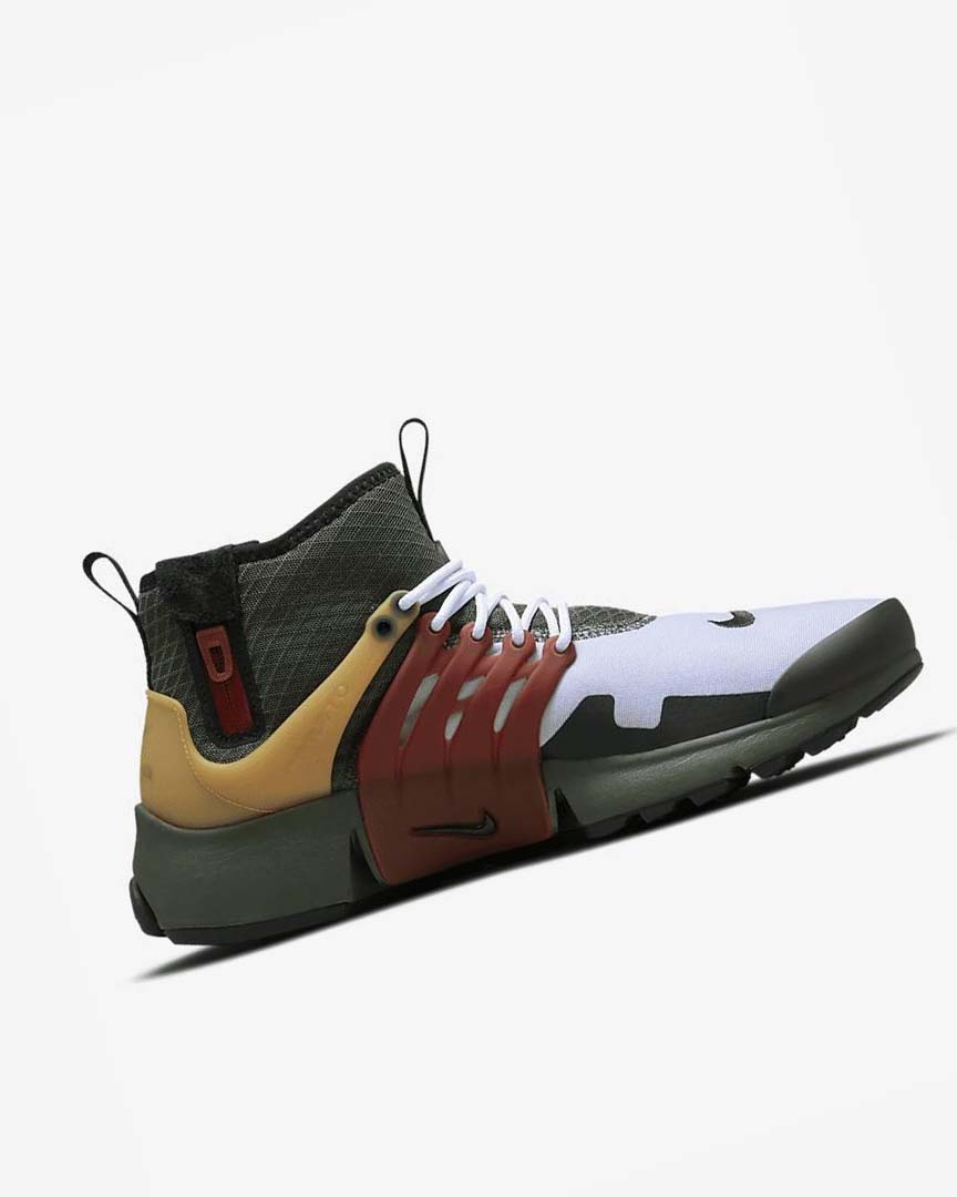Dark Grey Green / Black Nike Air Presto Mid Utility Men's Casual Shoes | CA_2763