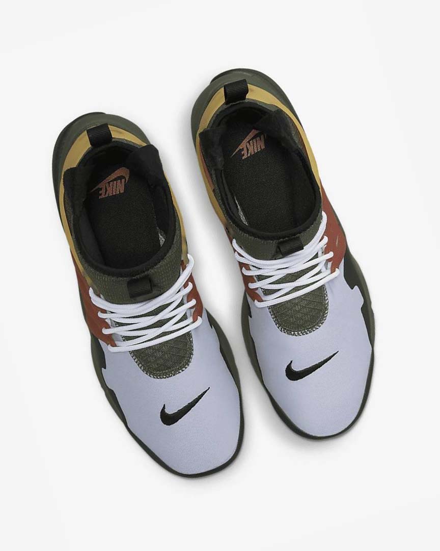 Dark Grey Green / Black Nike Air Presto Mid Utility Men's Casual Shoes | CA_2763