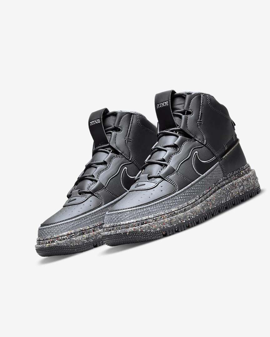 Dark Grey / Grey / Dark Grey / Black Nike Air Force 1 Men's Boots | CA_2811