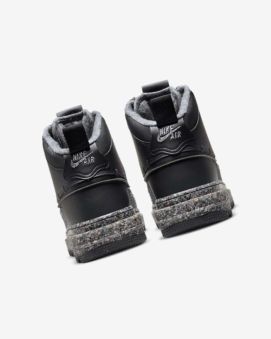 Dark Grey / Grey / Dark Grey / Black Nike Air Force 1 Men's Boots | CA_2811
