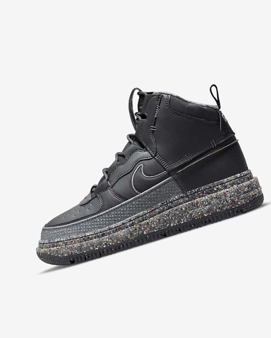 Dark Grey / Grey / Dark Grey / Black Nike Air Force 1 Men\'s Boots | CA_2811