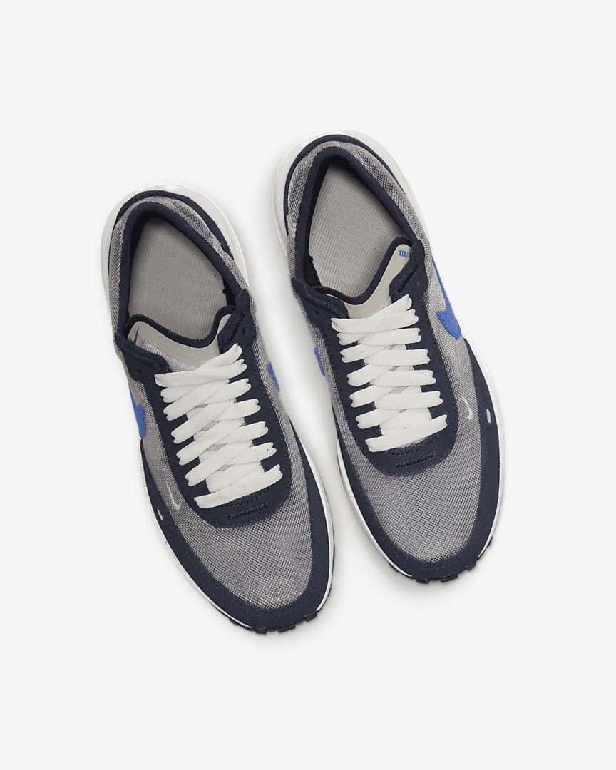 Dark Obsidian / Black / Royal Nike Waffle One Girls' Sneakers | CA_2492