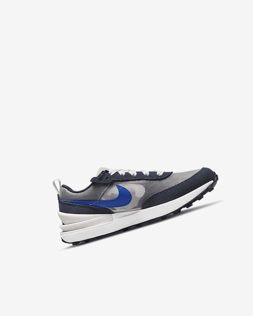 Dark Obsidian / Black / Royal Nike Waffle One Boys' Sneakers | CA_2705
