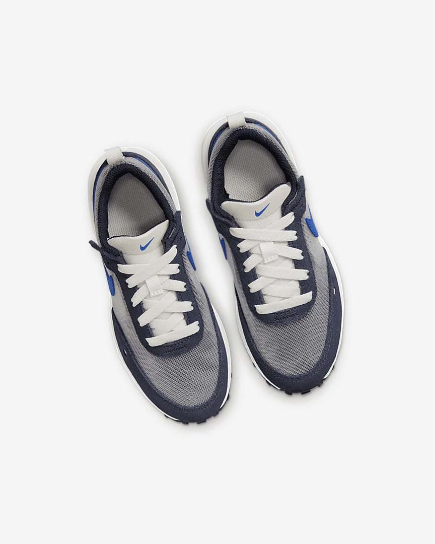 Dark Obsidian / Black / Royal Nike Waffle One Boys' Sneakers | CA_2705