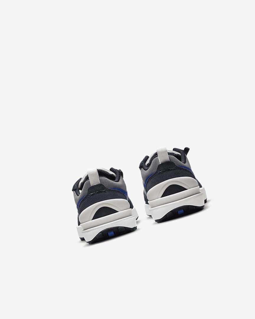 Dark Obsidian / Black / Royal Nike Waffle One Boys' Sneakers | CA_2705