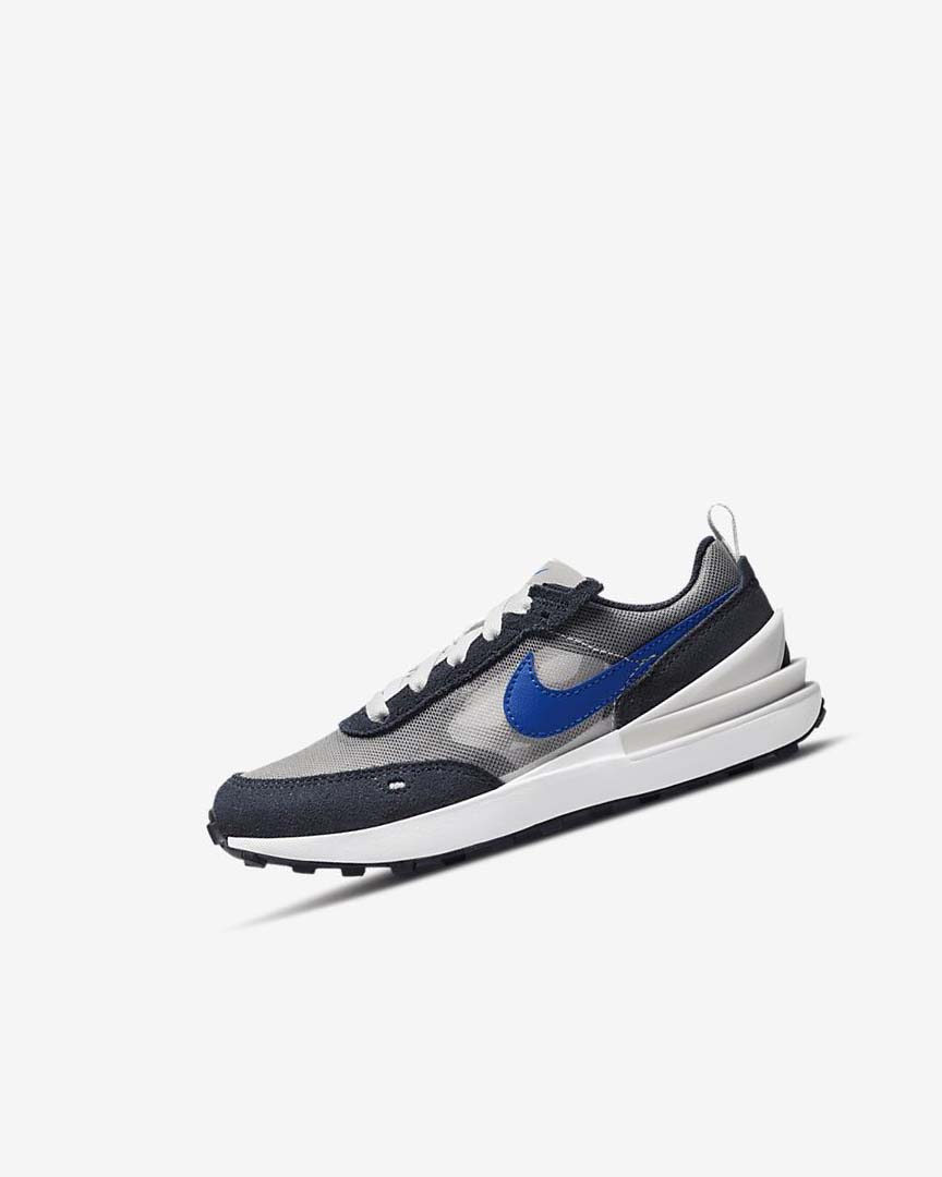 Dark Obsidian / Black / Royal Nike Waffle One Boys\' Sneakers | CA_2705