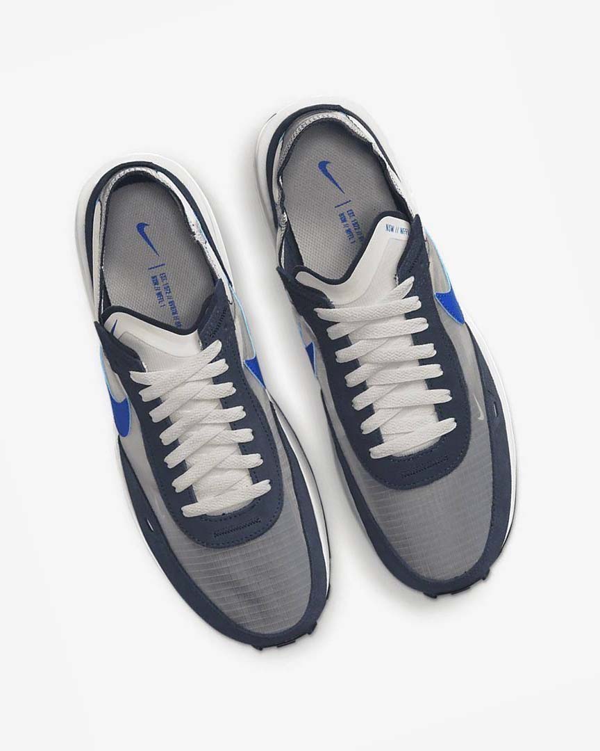 Dark Obsidian / Black / Royal Nike Waffle One SE Men's Sneakers | CA_2891