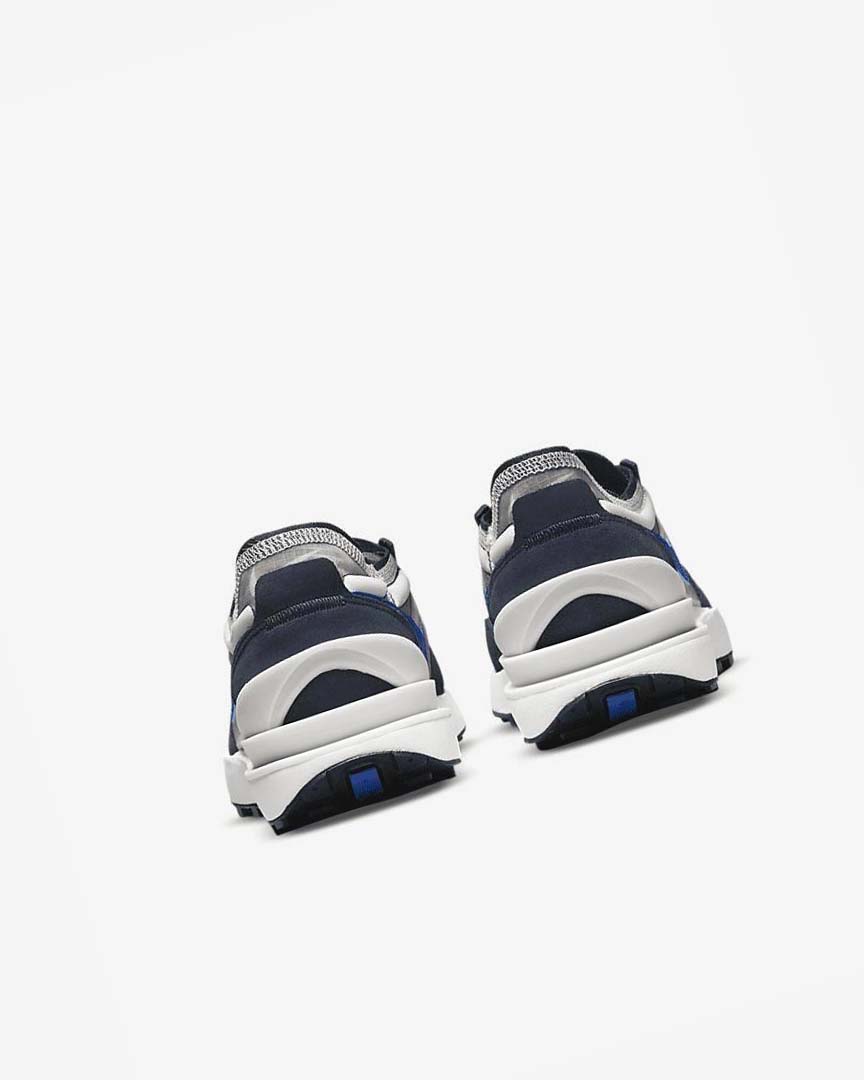 Dark Obsidian / Black / Royal Nike Waffle One SE Men's Sneakers | CA_2891