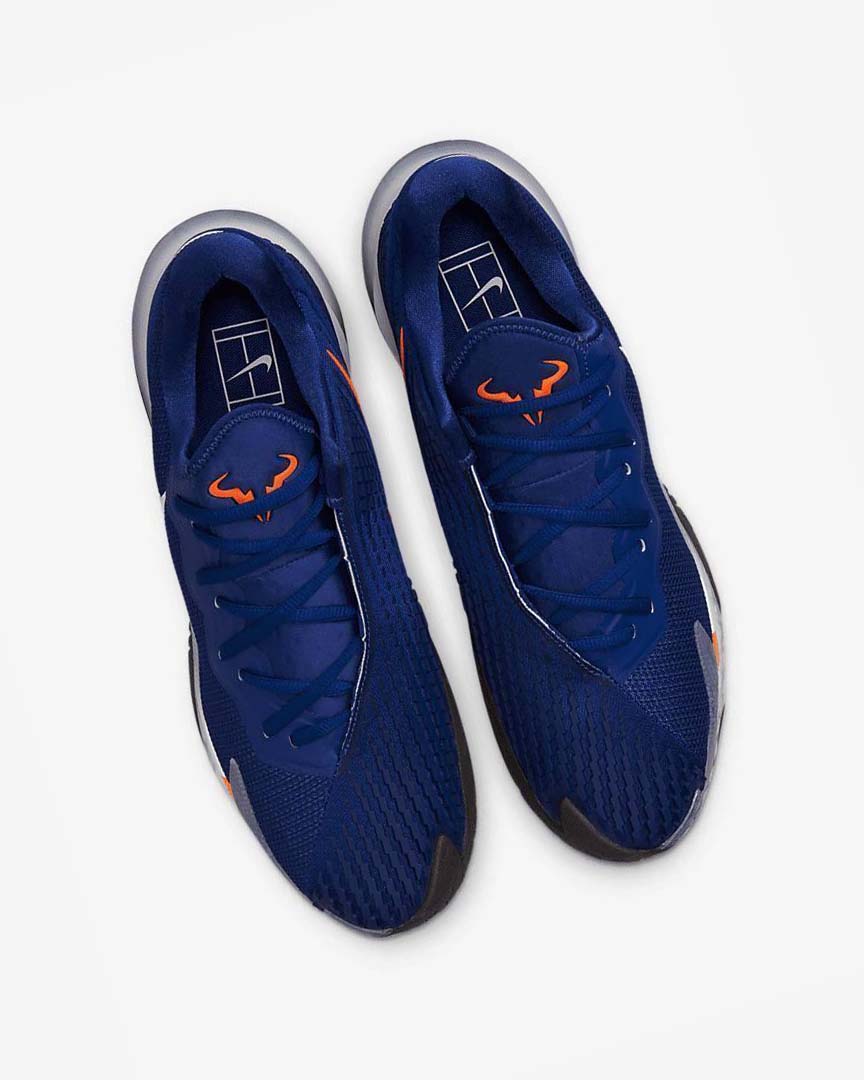 Deep Royal Blue / Orange / Black / White Nike Court Zoom Vapor Cage 4 Rafa Men's Tennis Shoes | CA_5192