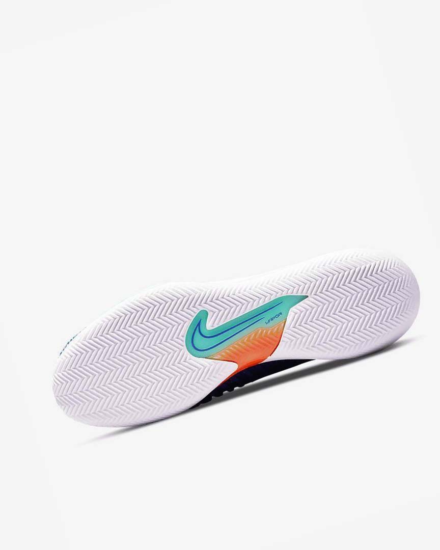 Deep Royal Blue / Turquoise / Orange / White Nike Court React Vapor NXT Men's Tennis Shoes | CA_2390