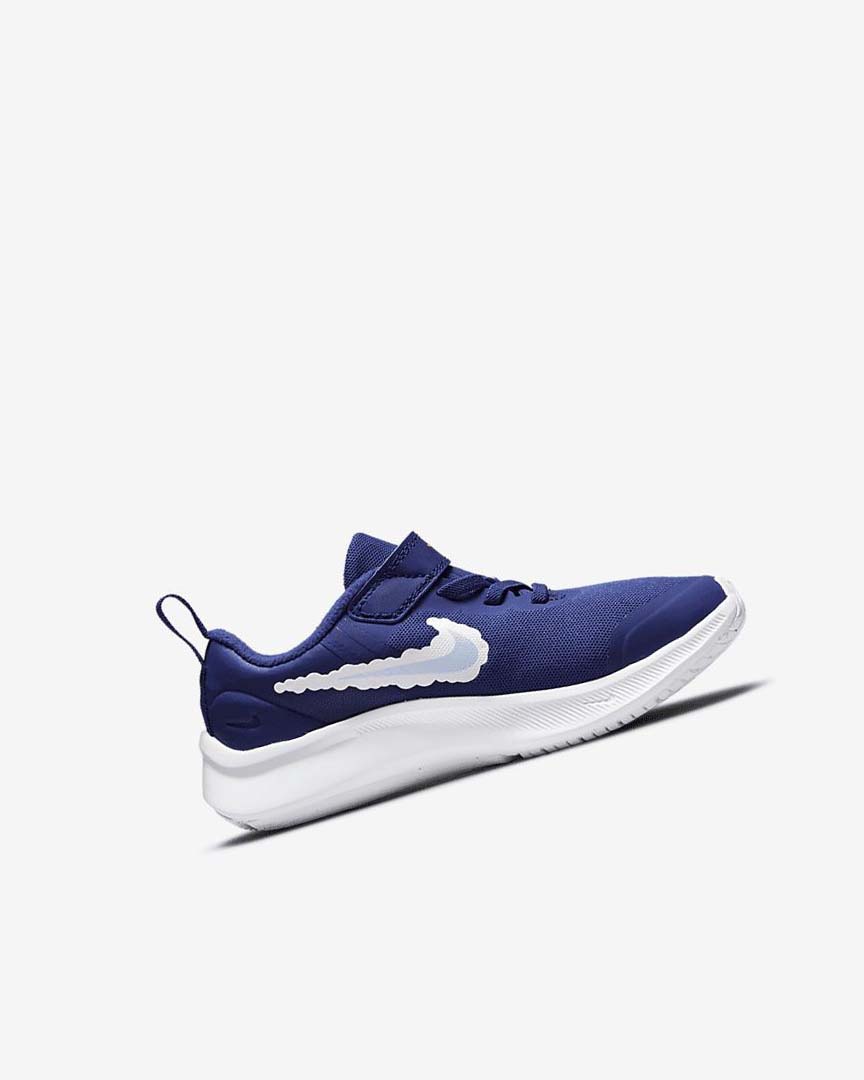 Deep Royal Blue / Yellow / White Nike Star Runner 3 Dream Boys' Running Shoes | CA_5308