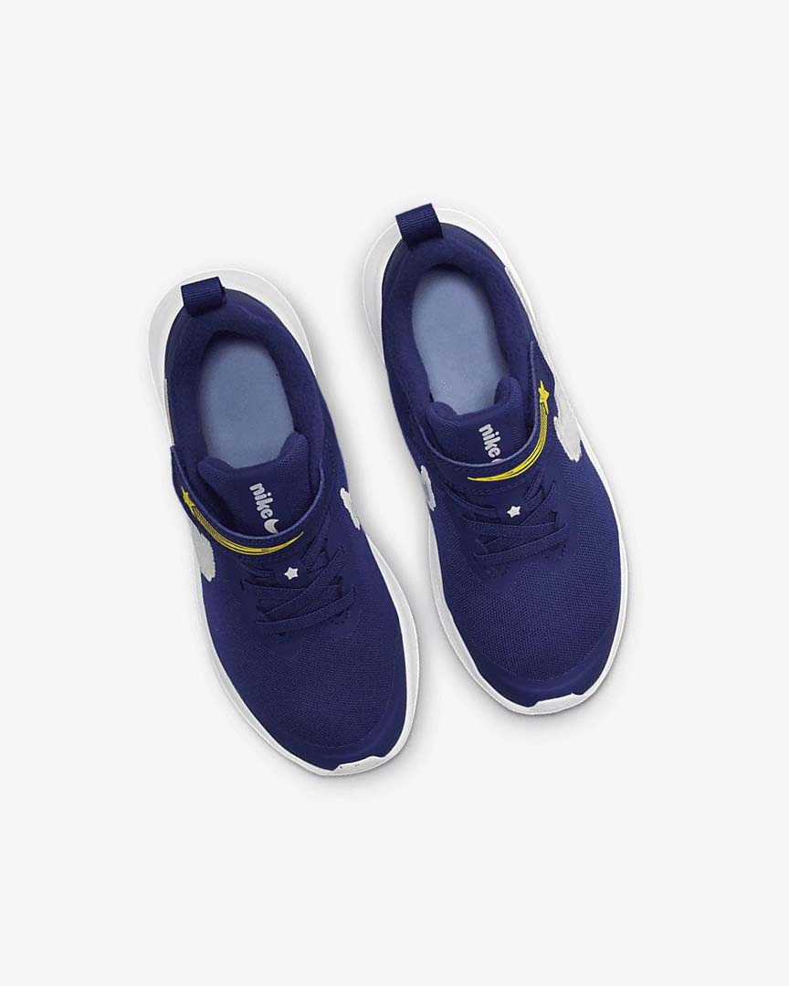 Deep Royal Blue / Yellow / White Nike Star Runner 3 Dream Boys' Running Shoes | CA_5308