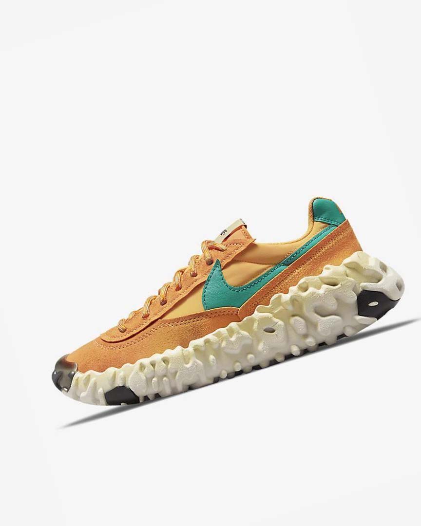 Gold / Gold / Green Nike OverBreak SP Men\'s Sneakers | CA_2599