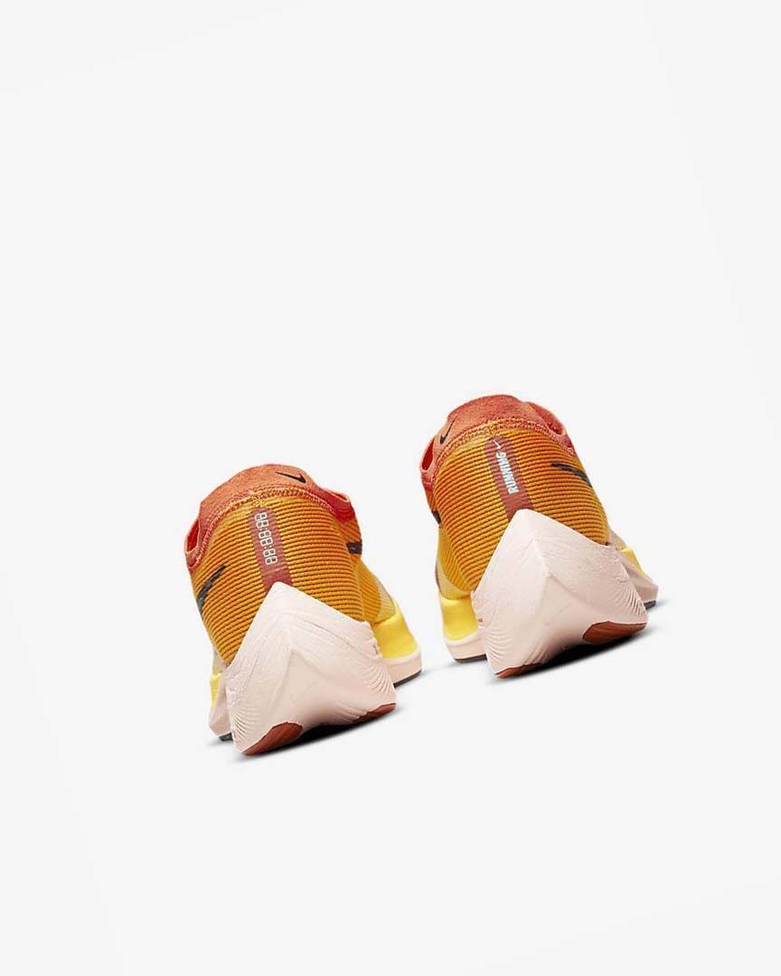 Gold / Orange / Black Nike ZoomX Vaporfly NEXT% 2 Ekiden Men's Running Shoes | CA_4681
