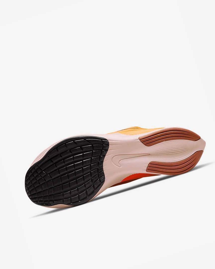Gold / Orange / Black Nike Zoom Fly 4 Men's Running Shoes | CA_2662